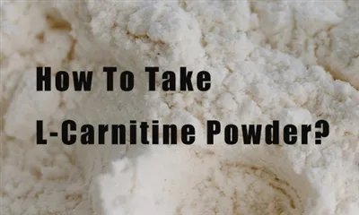 How To Take L-Carnitine Powder?