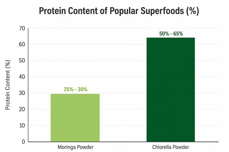 Protein Content of Popular Suprtfoods Protein Content of Popular Suprtfoods
