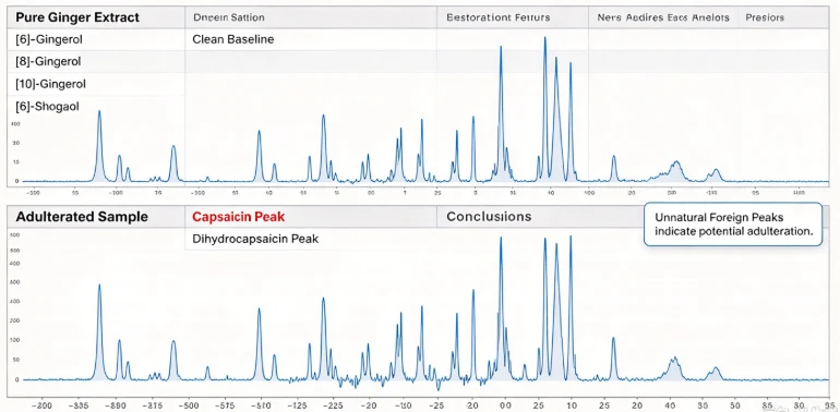 Detection of Adulteration in Ginger Extract by HPLC Fingerprint Analysis Detection of Adulteration in Ginger Extract by HPLC Fingerprint Analysis